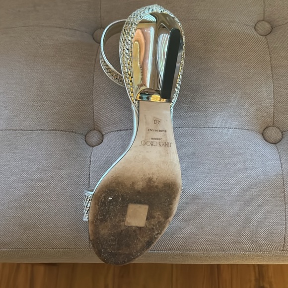 Jimmy Choo Edina Silver Mix - Picture 3 of 9